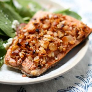 Almond Crusted Honey Mandarin Salmon