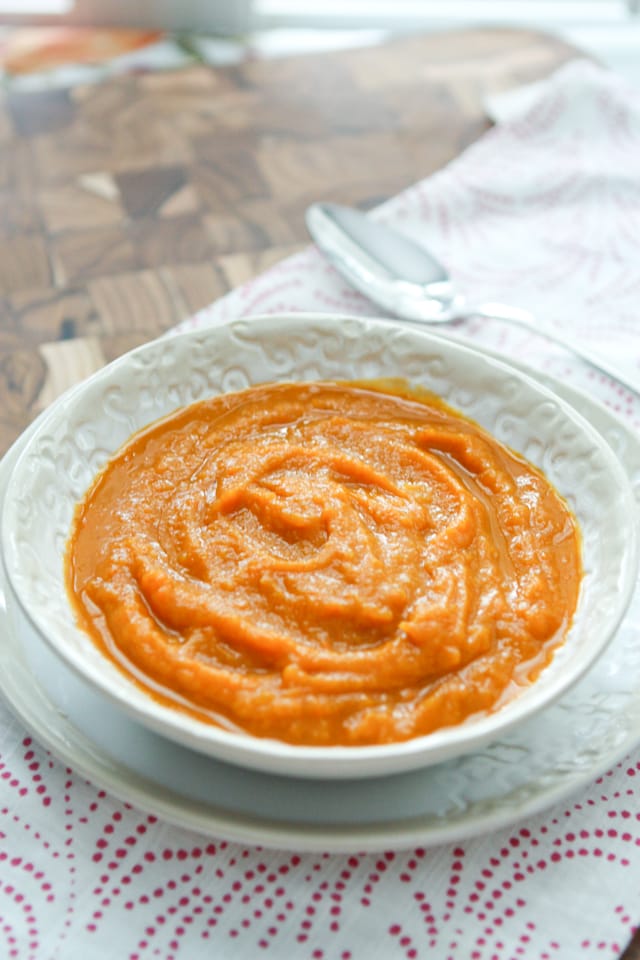 Slow Cooker Curried Butternut Squash Soup