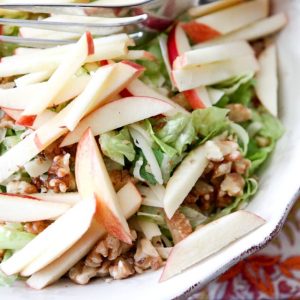 Apple, Celery and Walnut Salad with Honey Dijon Vinaigrette | Aggie's Kitchen