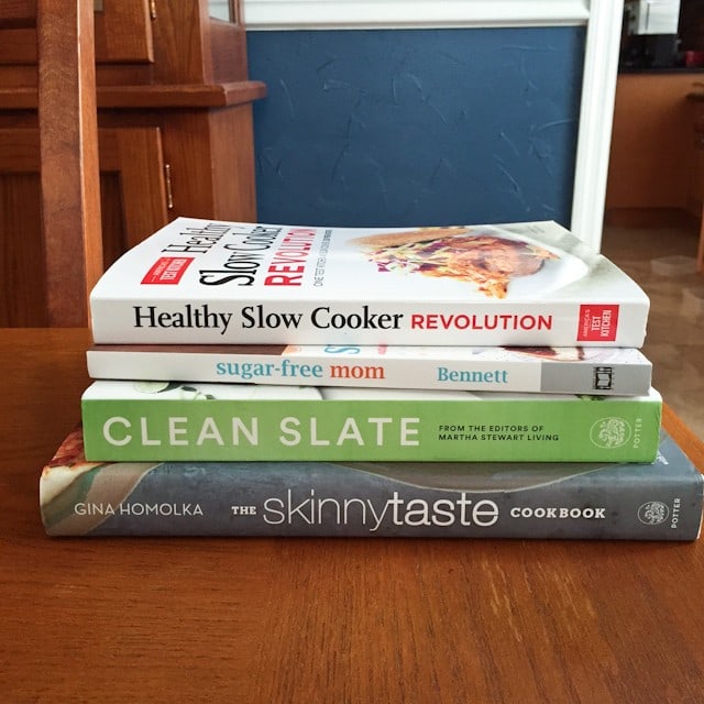 Healthy Cookbook Giveaway - Skinnytaste, Clean Slate, sugar-free mom, Healthy Slow Cooker