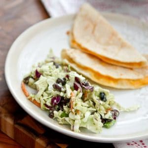 Mexican Slaw Salad with Black Beans