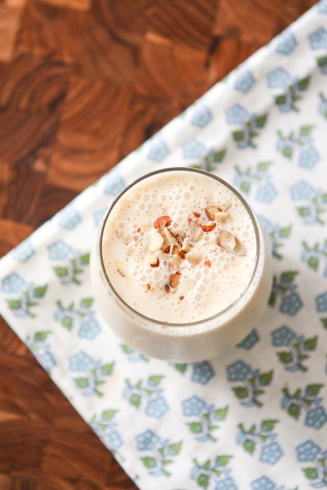 Almond Peach Kefir Smoothie