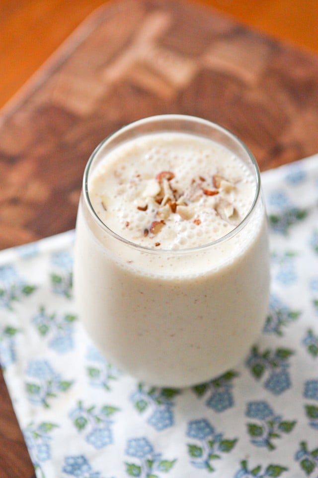 Almond Peach Kefir Smoothie