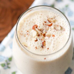 Almond Peach Kefir Smoothie