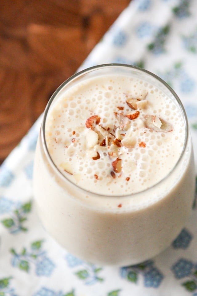 Almond Peach Kefir Smoothie