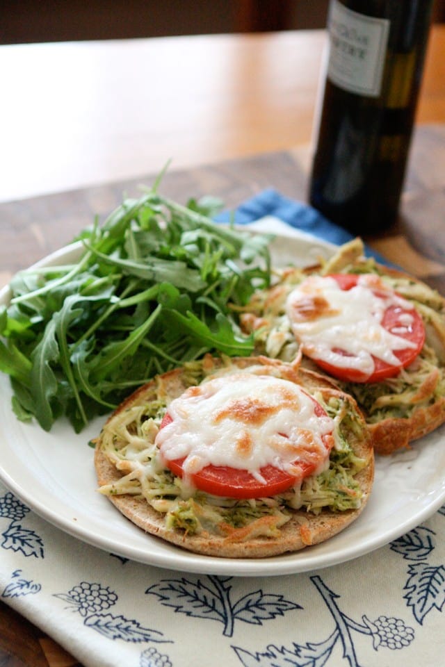 Pesto Chicken Melts