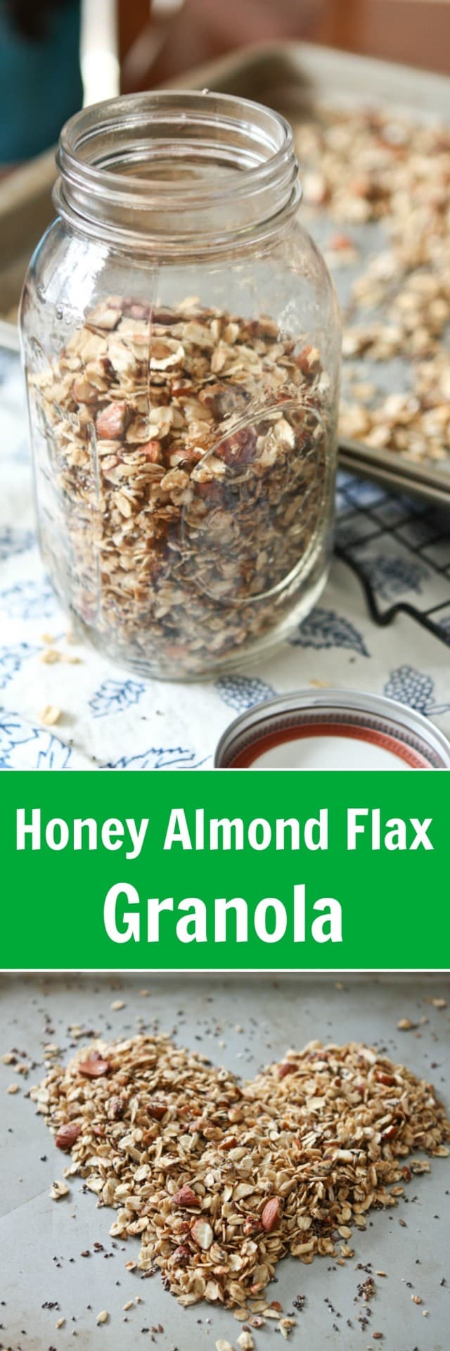 Honey Almond Flax Granola  - one of my family's favorite granola recipes!