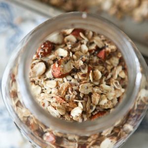 Honey Almond Flax Granola - one of my family's favorite granola recipes!