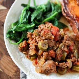 Slow Cooker Picadillo from The Skinnytaste Cookbook