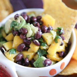 Black Bean, Mango and Avocado Salsa