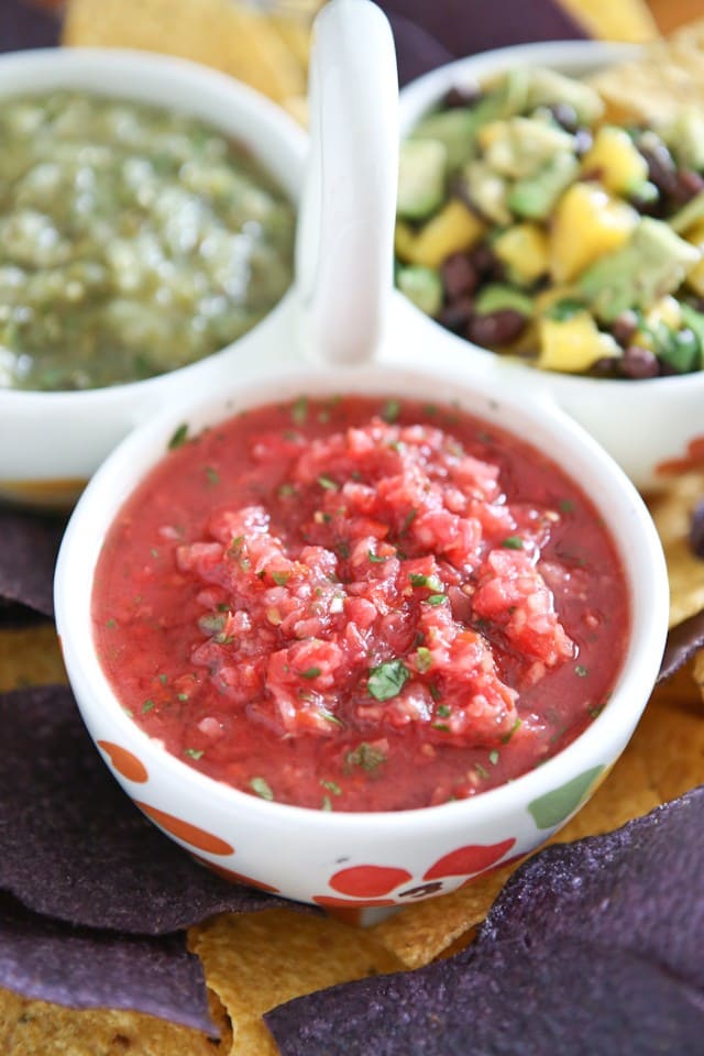 Fresh Tomato Salsa in a bowl