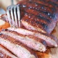 Grilled Flank Steak with Brown Sugar Rub