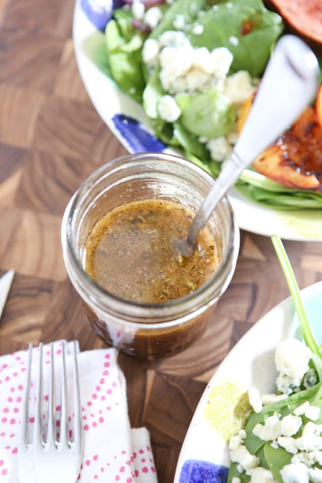 Make your own dressing so easily at home! This Honey Balsamic Vinaigrette recipe is my go - to when I need a dressing quick! The fresh flavor can't be beat.