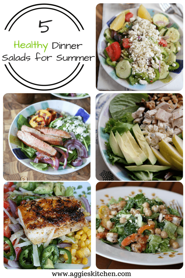 Healthy Dinner Salads for Summer 