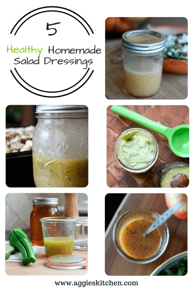 Healthy Homemade Salad Dressings 