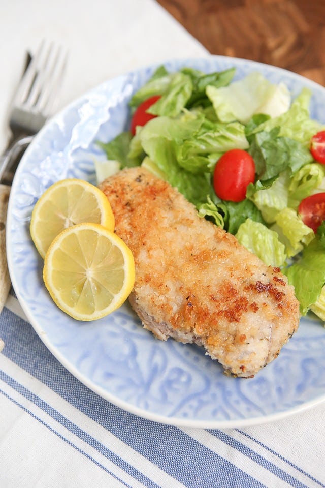 Parmesan Baked Pork Chops - my family loves these!