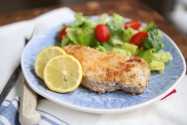 Parmesan Baked Pork Chops - my family loves these!