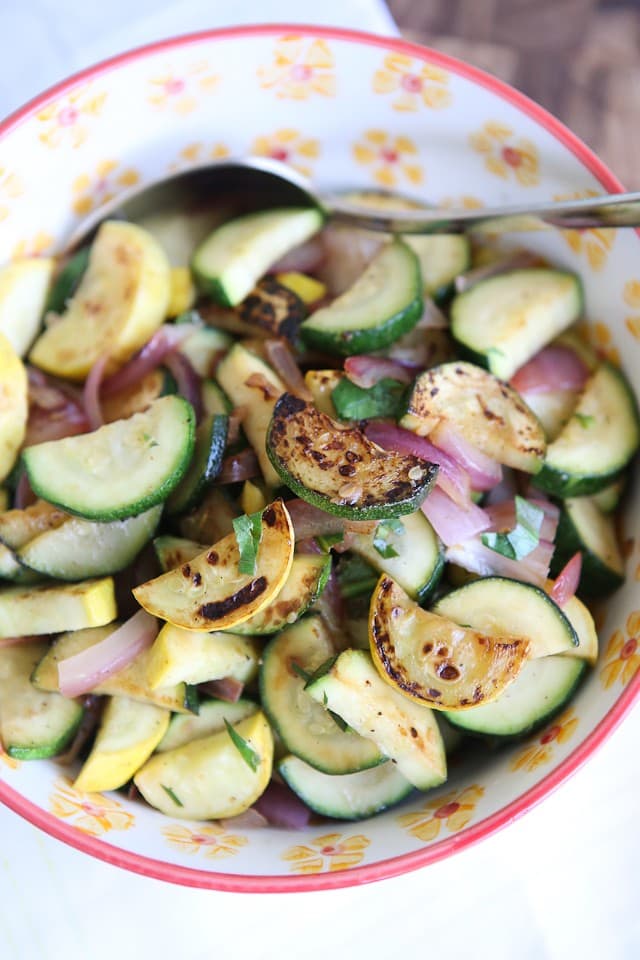 Sauteed Cilantro Lime Vegetables - a super quick and easy side side dish. Healthy too!