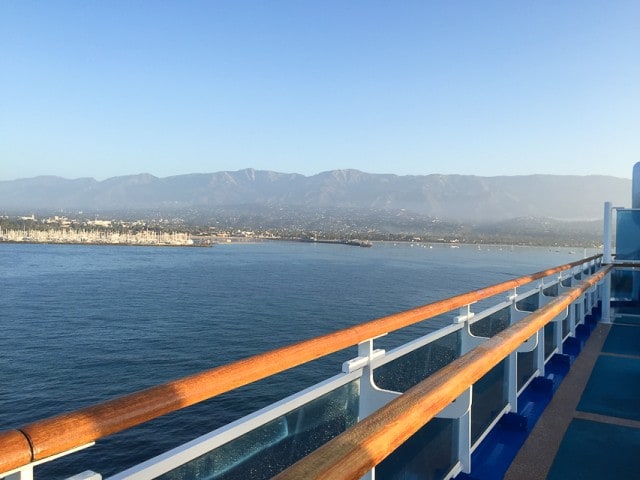 island view from cruise ship