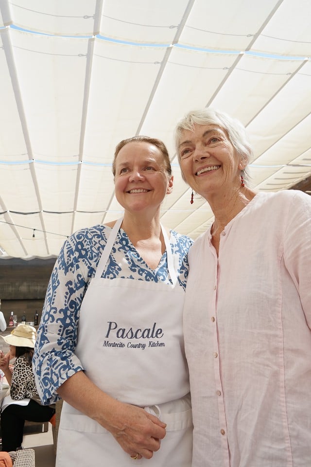 Pascale Beale and her Mother - A Day at Fess Parker Winery, Santa Barbara with Princess Cruises