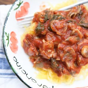 A hearty low carb meal full of flavor! If you haven't tried spaghetti squash, this is the recipe to start with!