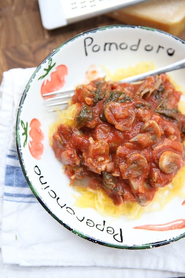 A hearty low carb meal full of flavor! If you haven't tried spaghetti squash, this is the recipe to start with!