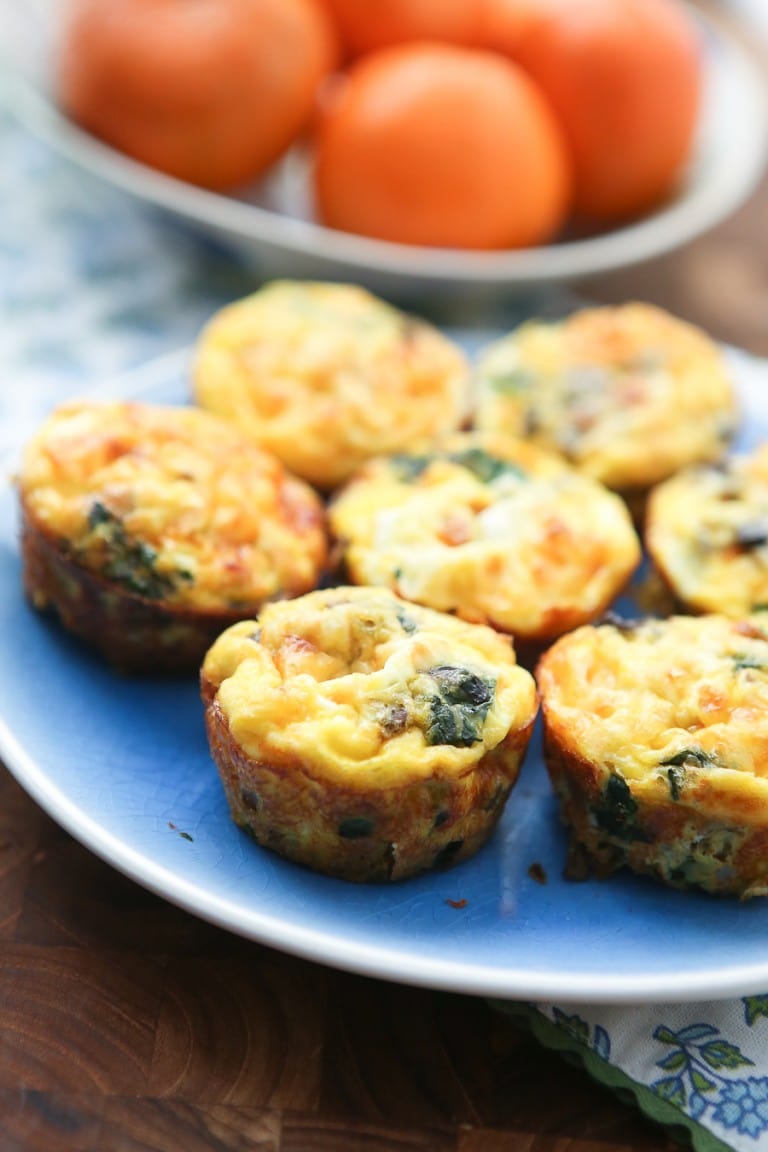 Baked Italian Sausage and Mushroom Frittata Muffins - Aggie's Kitchen