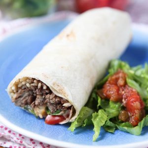 My family always asks for burritos for dinner! So easy to make, you can even make ahead for quick dinner on busy nights. These Turkey and Black Bean Burritos are delicious! Recipe via aggieskitchen.com