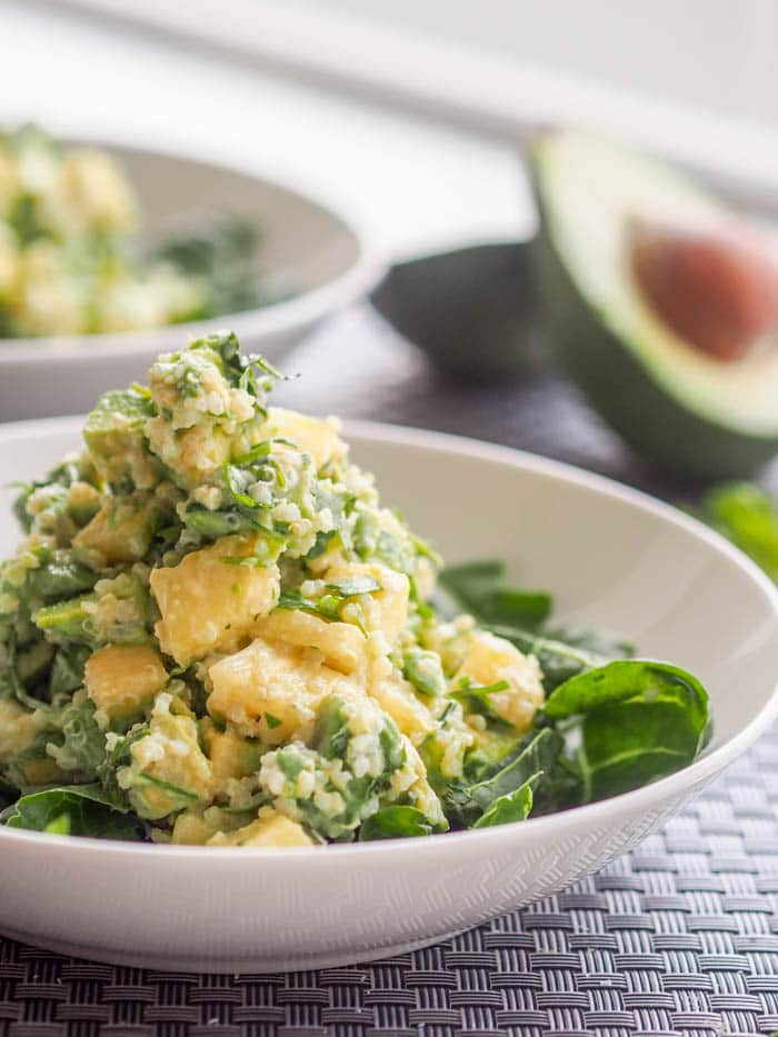 Vegan-Quinoa-Avocado-Salad-with-Pinapple