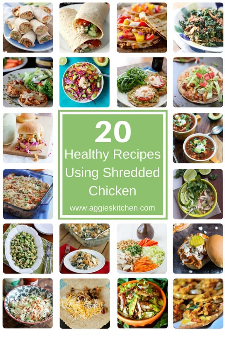 Healthy Shredded Chicken Recipes - Aggie's Kitchen