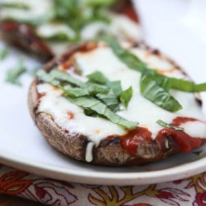 Low Carb Pizza Stuffed Mushrooms - recipe via Healthy Family Classics Cookbook by Produce For Kids