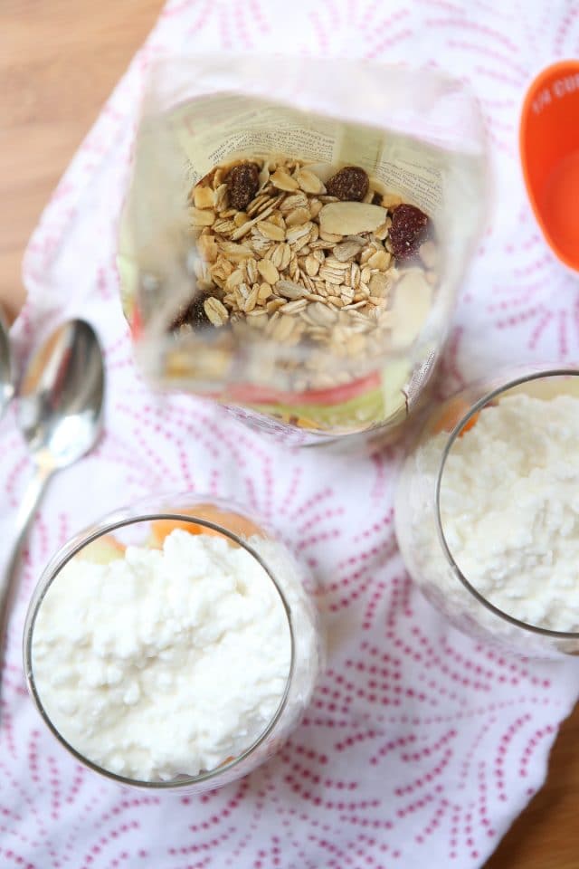 Just 3 ingredients! This refreshing Summer Melon Protein Parfait is the perfect way to cool down this summer. Great breakfast, snack, lunch or dessert! Recipe via aggieskitchen.com