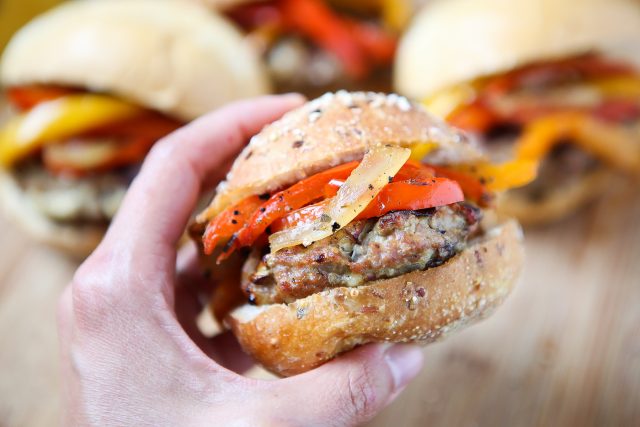 You'll love these Italian Turkey Sausage Sliders - blended with mushrooms for extra nutrition!