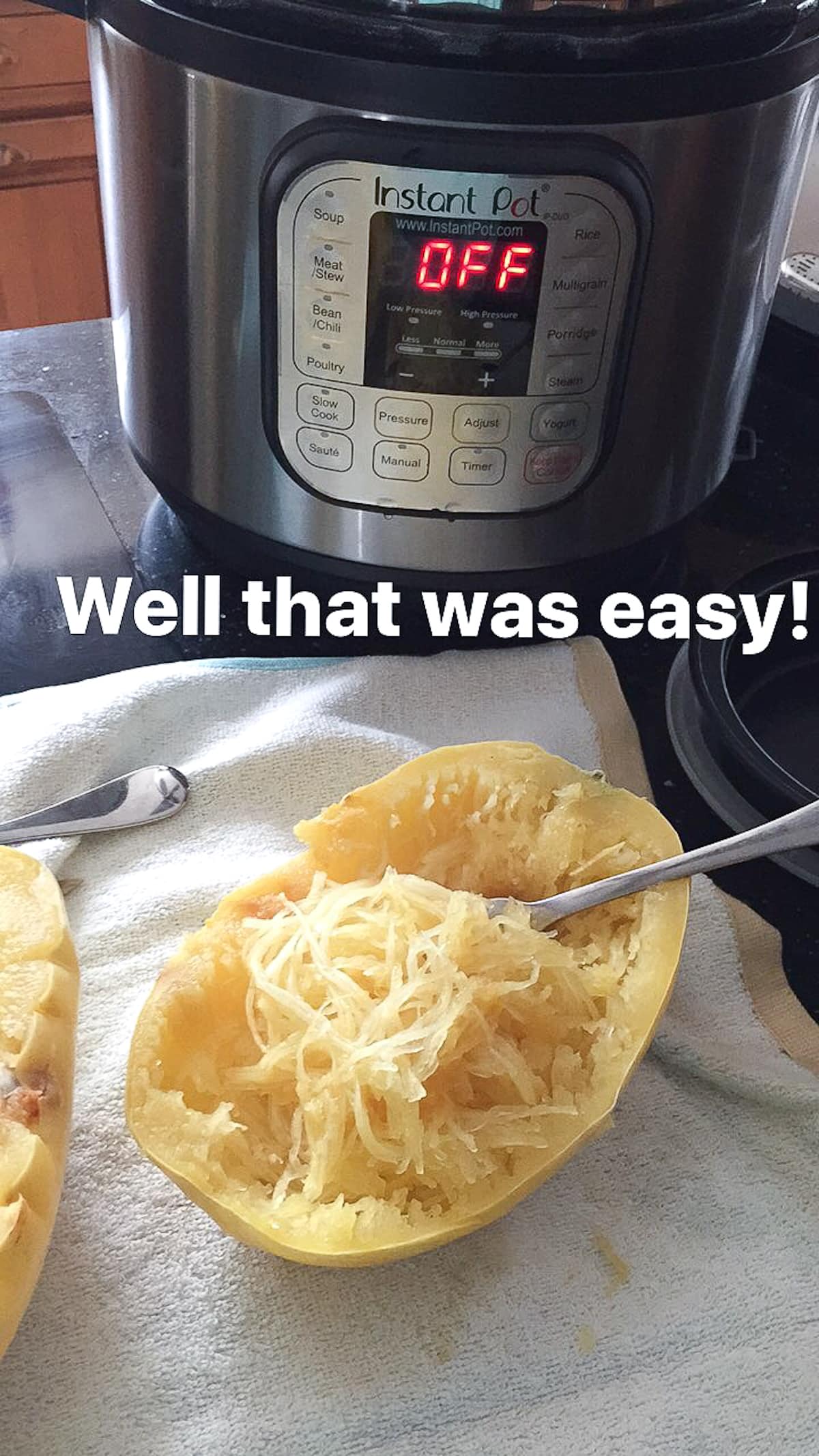 How To Cook Spaghetti Squash in an Instant Pot Aggie's Kitchen