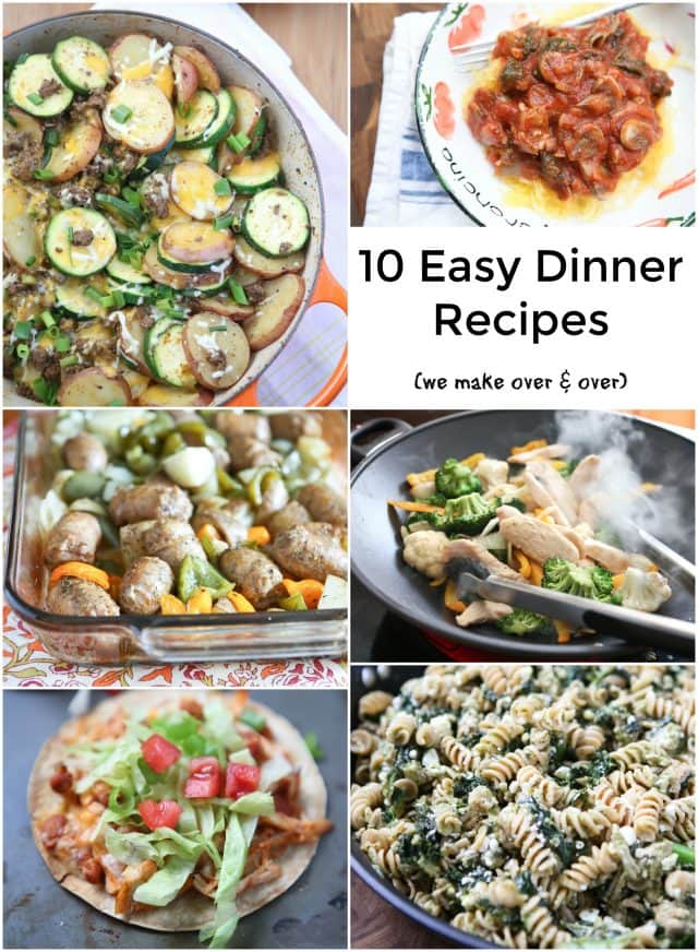 10 Dinner Recipes We Make Over and Over - Aggie's Kitchen