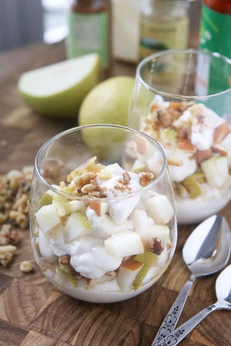 Greek Yogurt Parfait with Pears and Walnuts Aggie's Kitchen