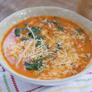 Tomato Spinach Tortellini Soup Skinnytaste Recipe